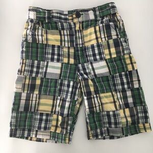 Gymboree Boys Patchwork Plaid Shorts - Sz 8